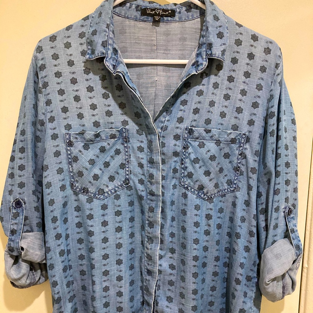 Velvet Heart Unique chambray 💙